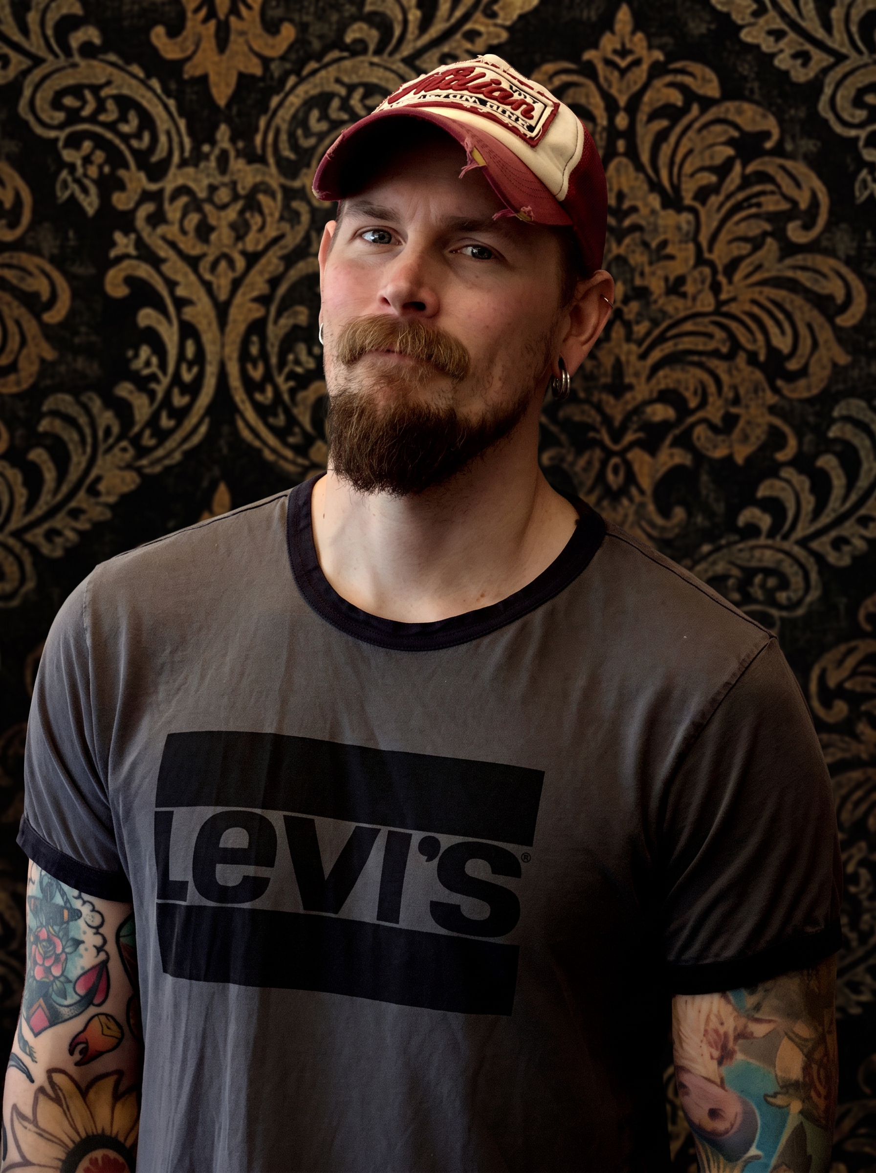 David Ottosson, tatuerare på Sideshow Tattoo i Mölnlycke nära Göteborg